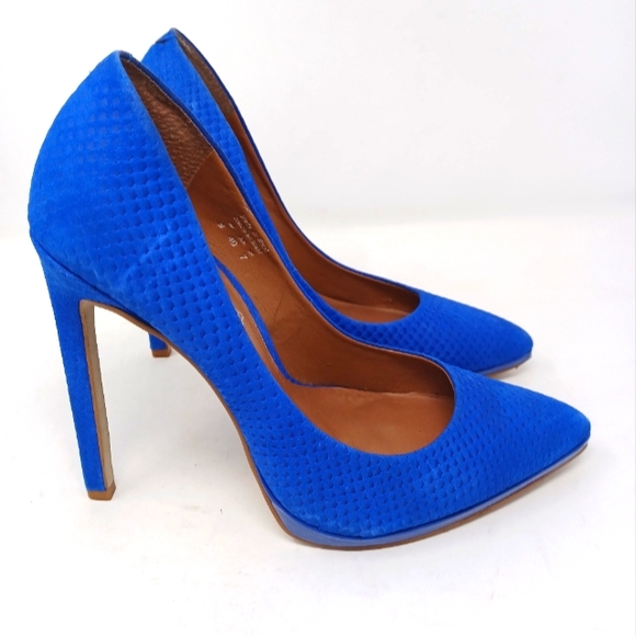 ALDO Kristina Colbalt Royal Stiletto Pumps Women's 9 - Picture 3 of 9